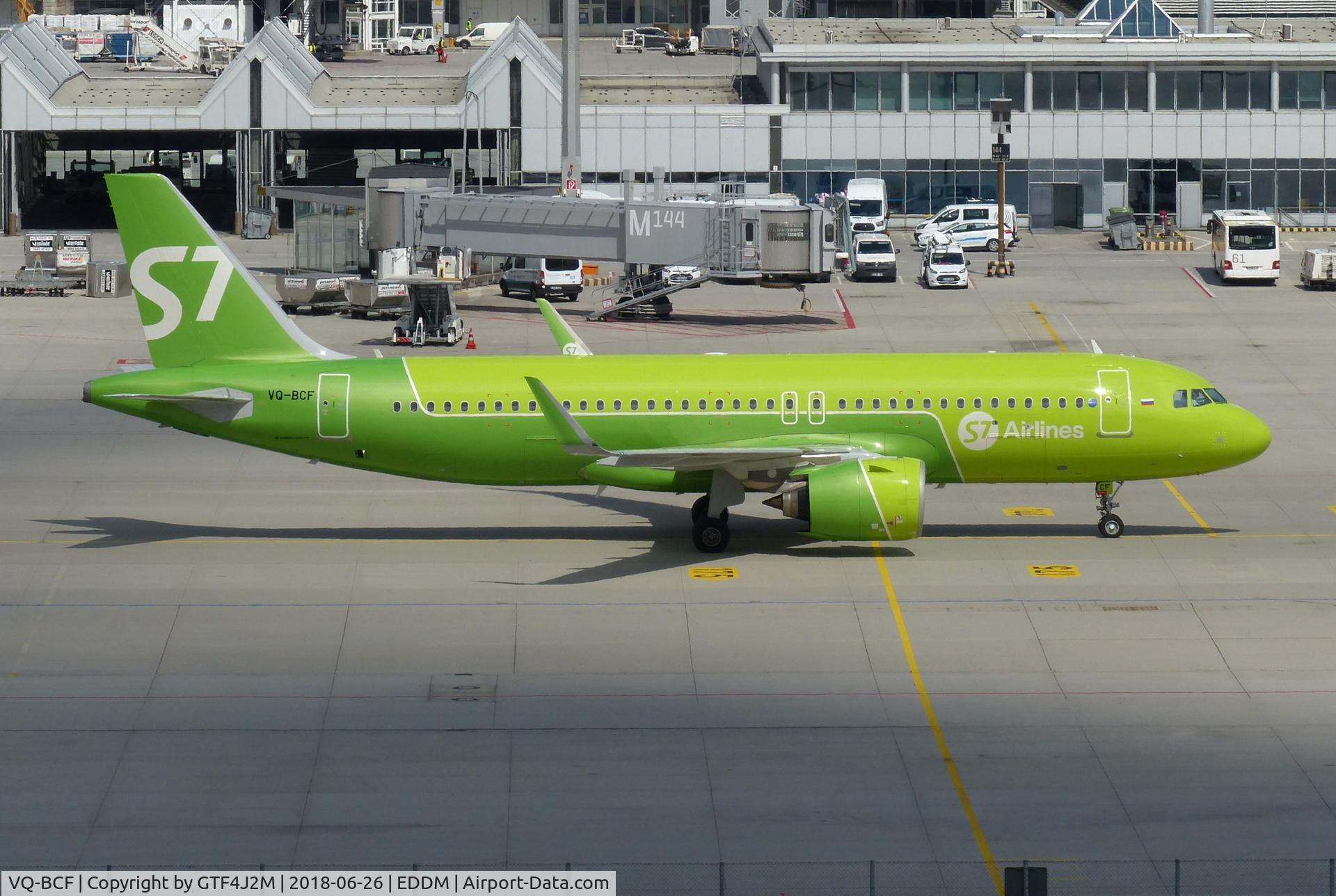 VQ-BCF, 2017 Airbus A321-271N C/N 7629, VQ-BCF  at Munich 26.6.18