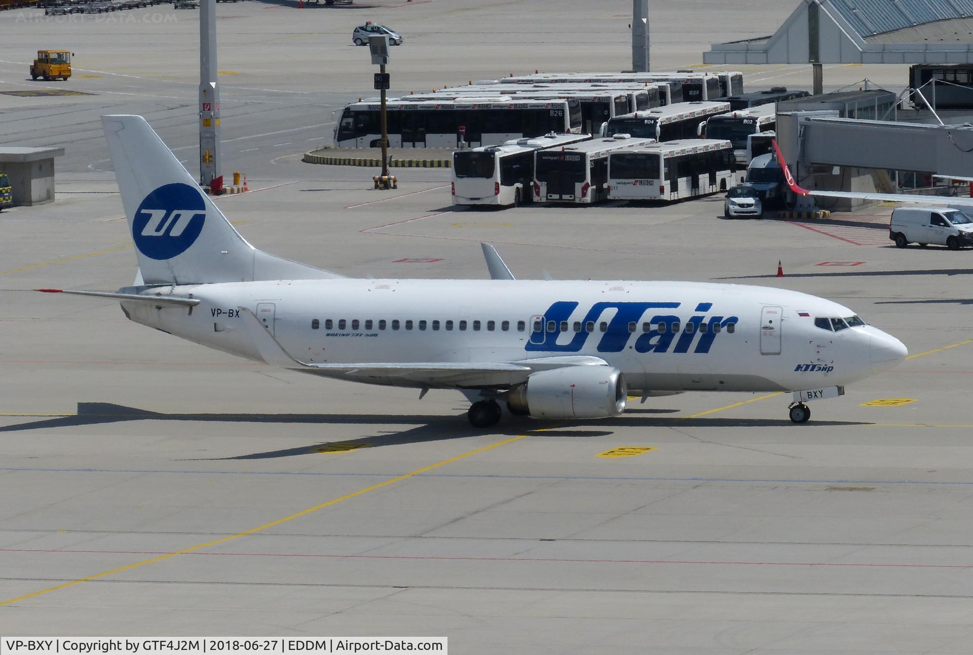 VP-BXY, 1994 Boeing 737-524 C/N 27328, VP-BXY  at Munich 27.6.18