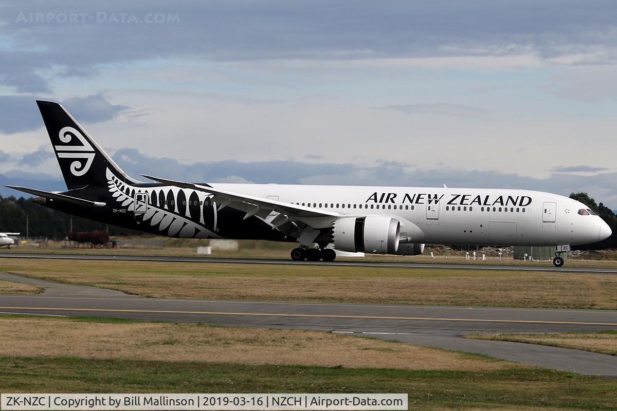 ZK-NZC, 2013 Boeing 787-9 Dreamliner C/N 41988, in from PER