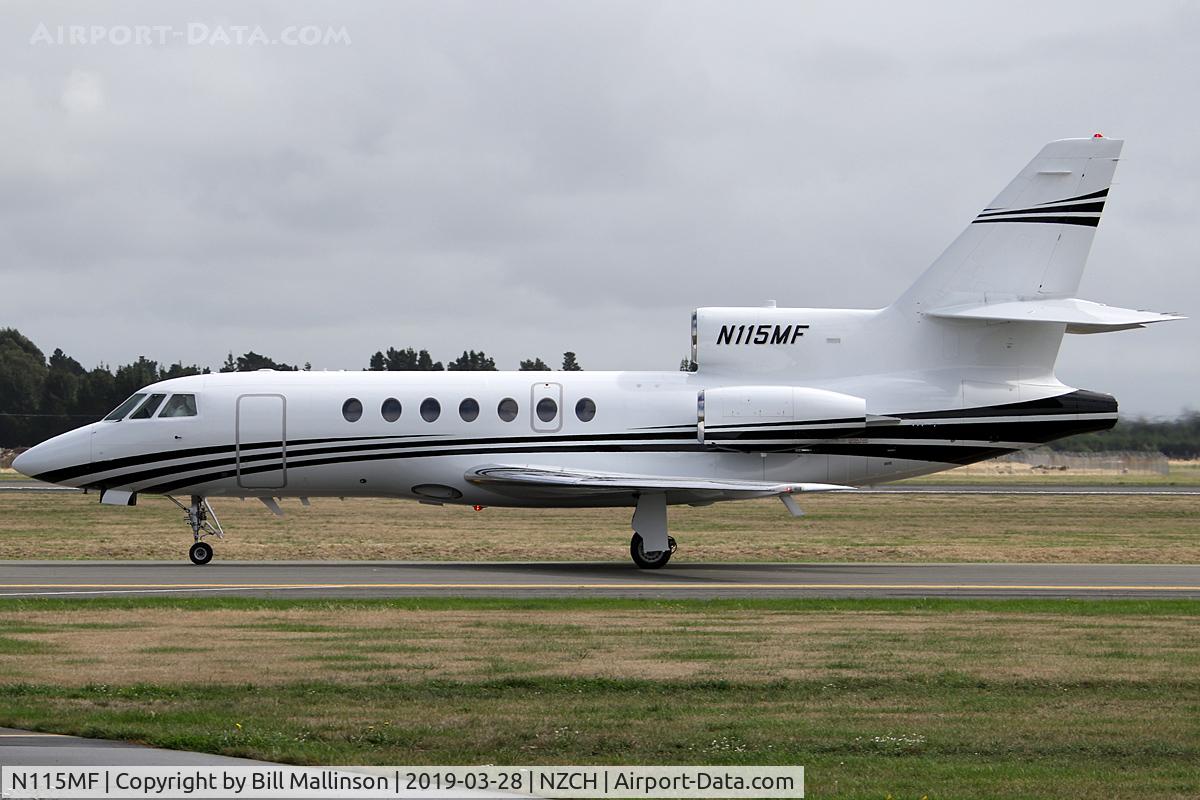 N115MF, 2002 Dassault-Breguet Falcon 50 C/N 330, taxi to NZGI