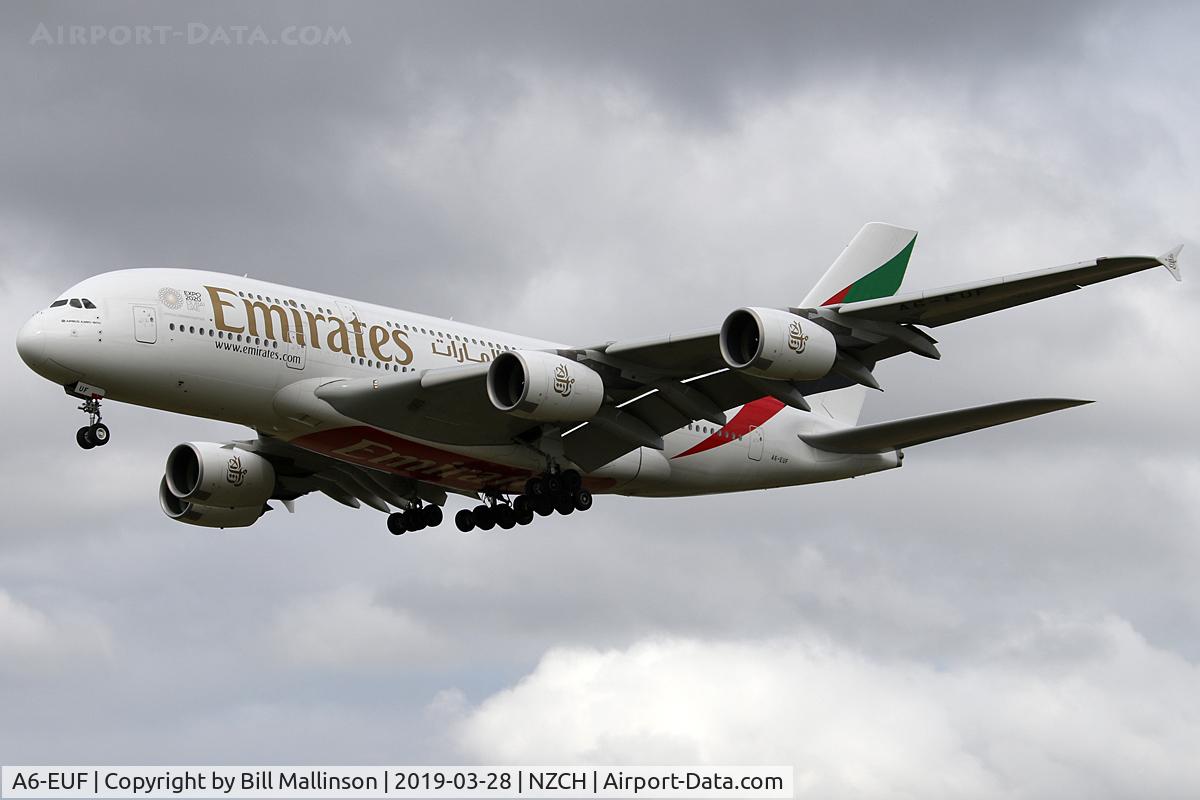 A6-EUF, 2016 Airbus A380-861 C/N 218, EK412
