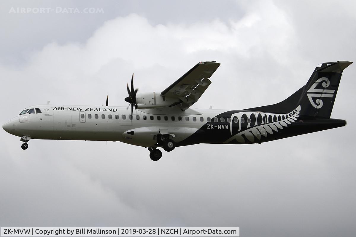 ZK-MVW, 2018 ATR 72-600 C/N 1525, ready for 02