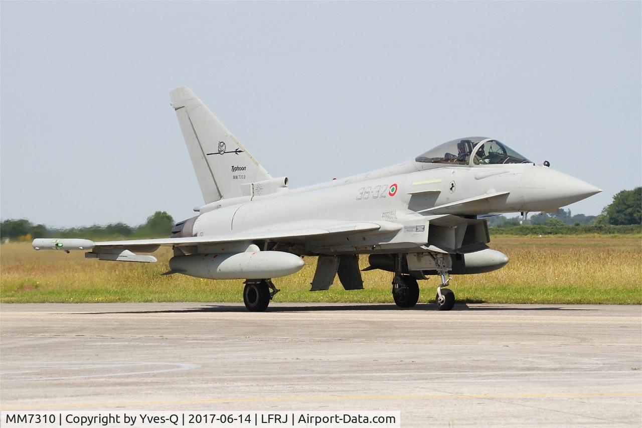 MM7310, Eurofighter EF-2000 Typhoon S C/N IS042, Eurofighter EF-2000 Typhoon S, Taxiing to flight line, Landivisiau Naval Air Base (LFRJ) Tiger Meet 2017