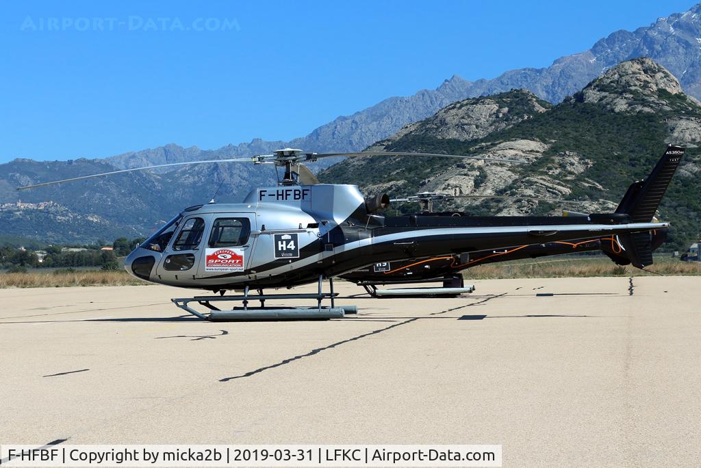 F-HFBF, Aerospatiale AS-350B-2 Ecureuil C/N 7687, Parked