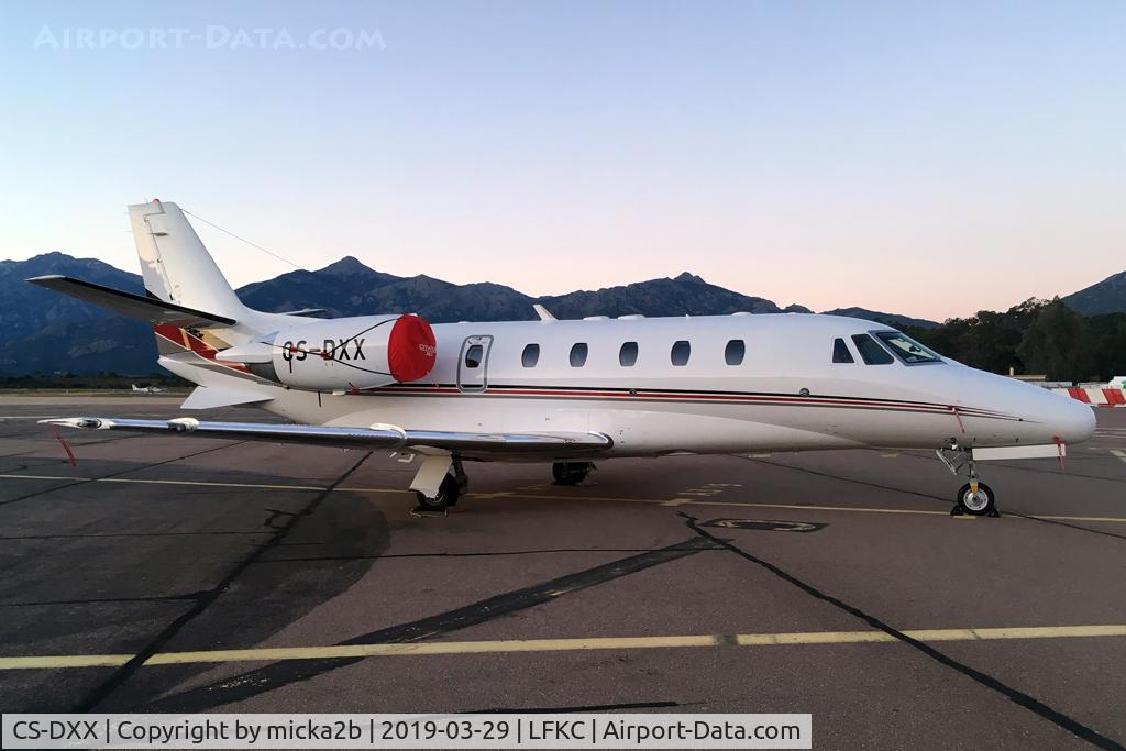 CS-DXX, 2008 Cessna 560XL Citation XLS C/N 560-5789, Parked. New colors