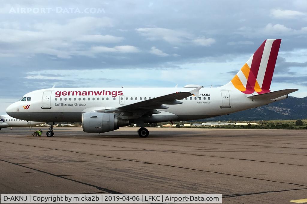 D-AKNJ, 2000 Airbus A319-112 C/N 1172, Parked. Scrapped in november 2019.