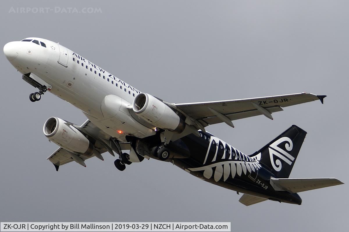ZK-OJR, 2011 Airbus A320-232 C/N 4884, away to AKL