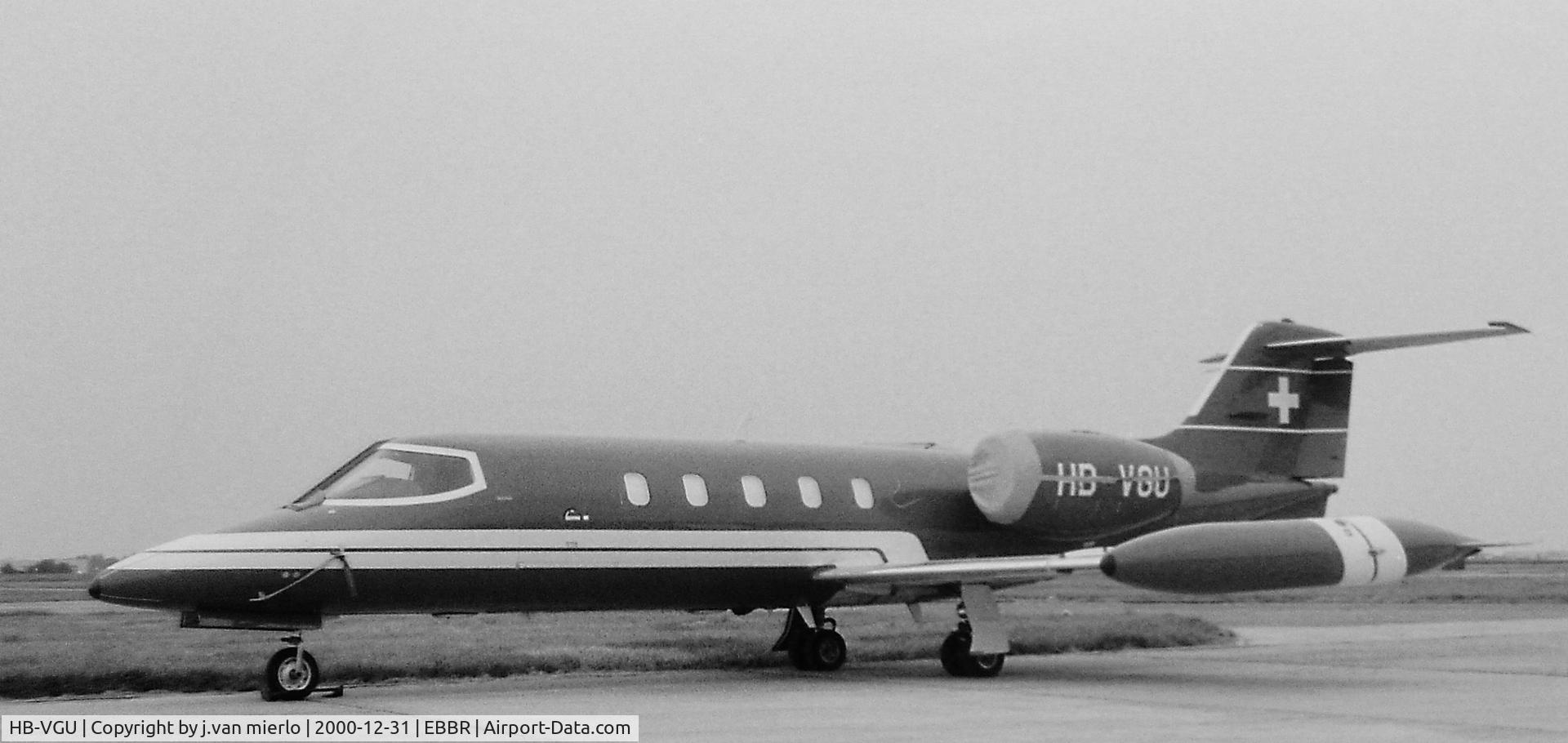 HB-VGU, 1980 Gates Learjet 35A C/N 35-331, Brussels, G.A.T.
