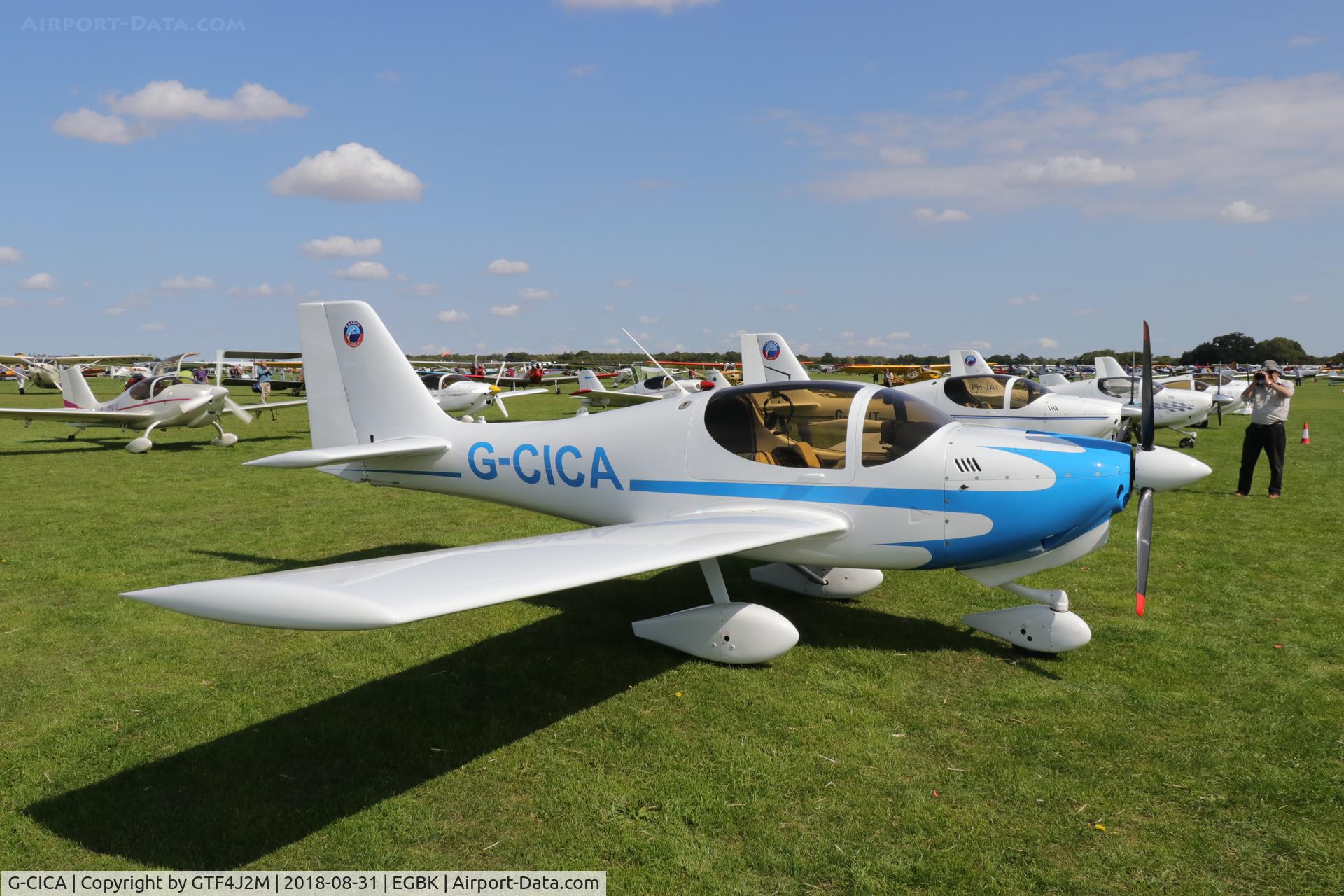 G-CICA, 2013 Europa XS Tri-Gear C/N PFA-13621, G-CICA  at Sywell 31.8.18