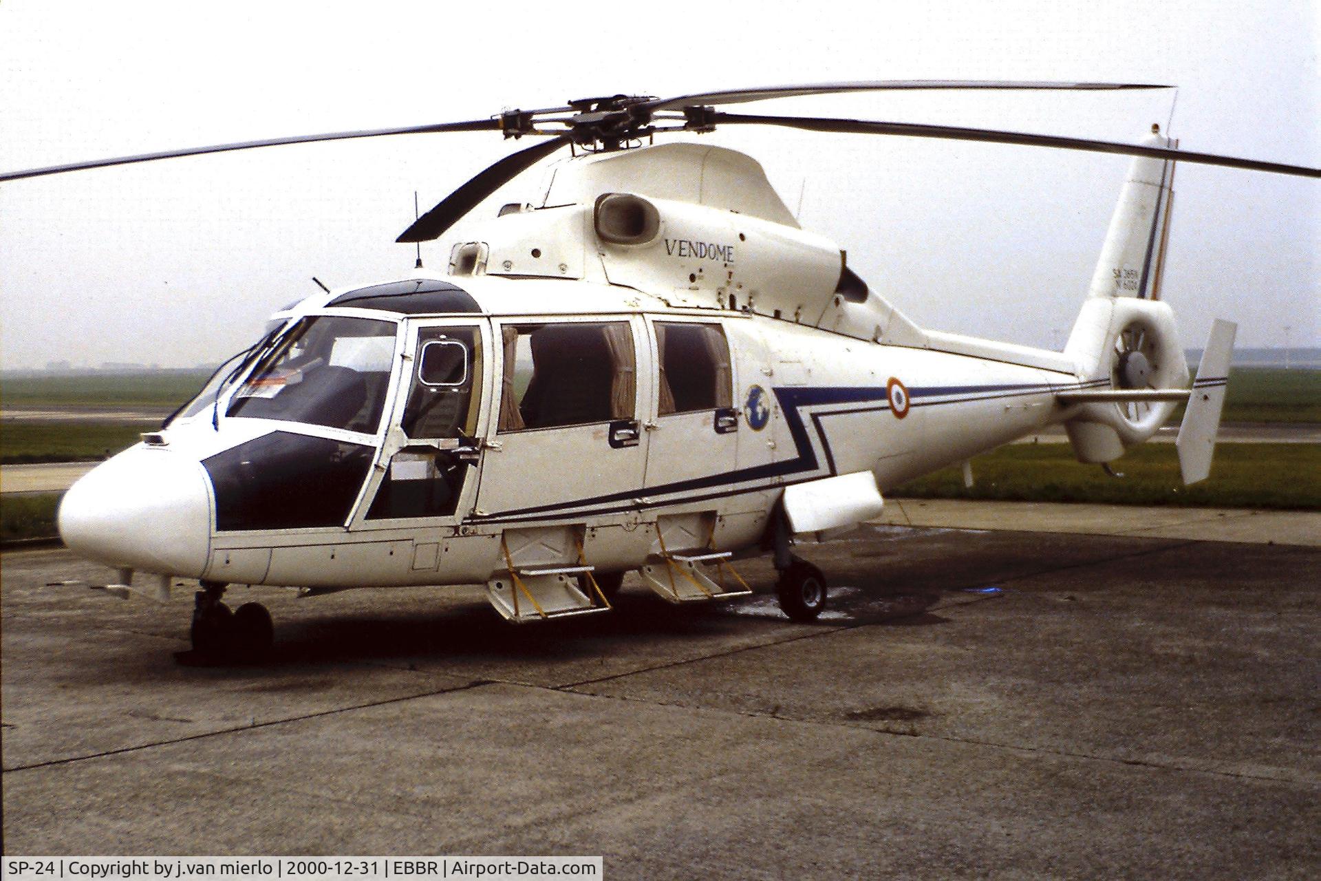 SP-24, Eurocopter SA365N Dauphin C/N 6024, Brussels G.A.T. '80s