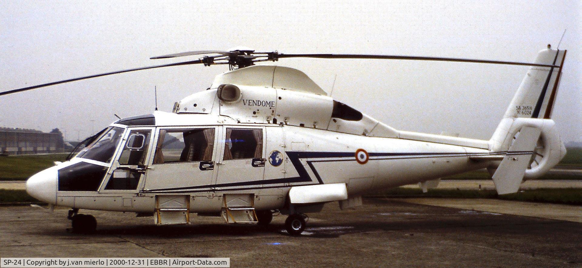 SP-24, Eurocopter SA365N Dauphin C/N 6024, Brussels G.A.T. '80s