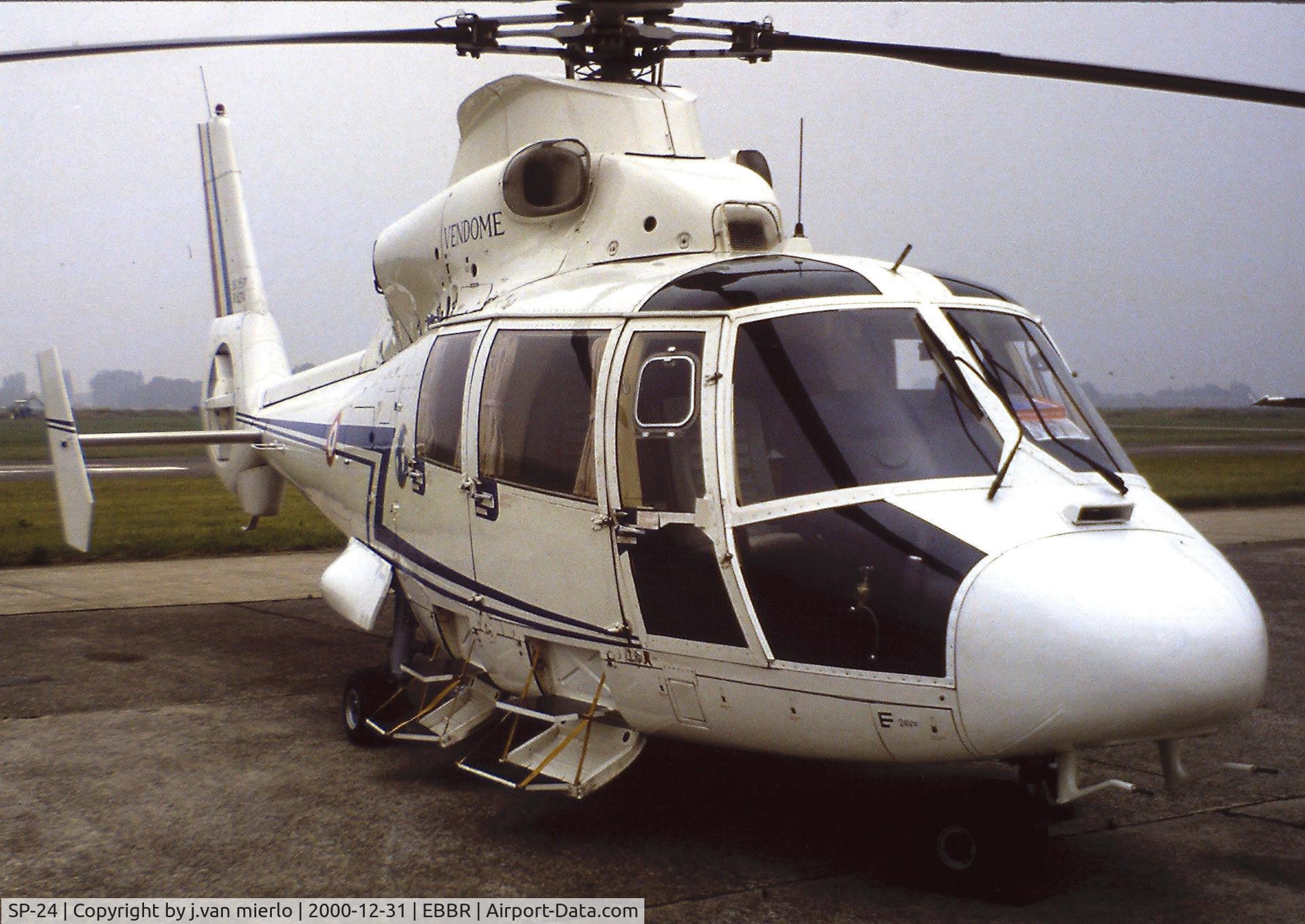SP-24, Eurocopter SA365N Dauphin C/N 6024, Brussels G.A.T. '80s