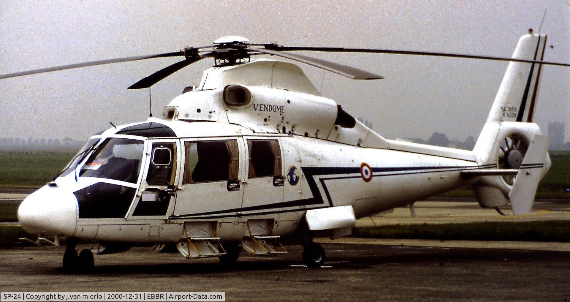 SP-24, Eurocopter SA365N Dauphin C/N 6024, Brussels G.A.T. '80s