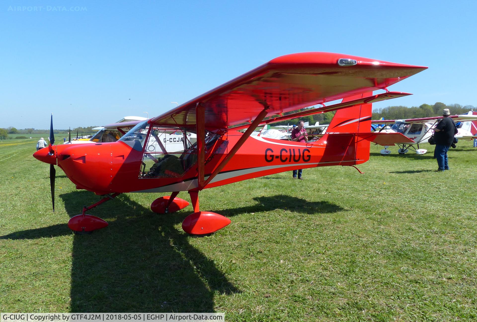 G-CIUG, 2015 Aeropro Eurofox C/N 47515, G-CIUG  at Popham 5.5.18