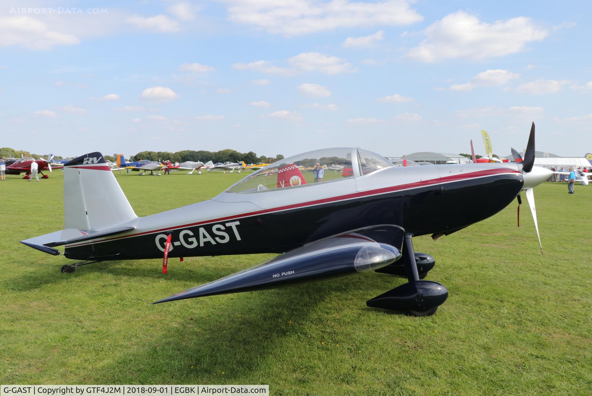 G-GAST, Vans RV-8 C/N PFA 303-14732, G-GAST  at Sywell 1.9.18