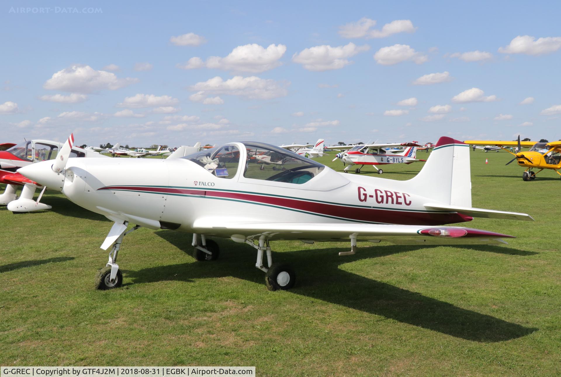 G-GREC, 1994 Sequoia F-8L Falco C/N 934, G-GREC  at Sywell 31.8.18