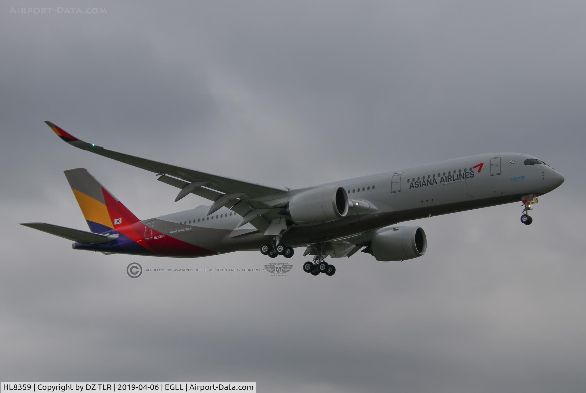 HL8359, 2019 Airbus A350-941 C/N 224, New Aircraft