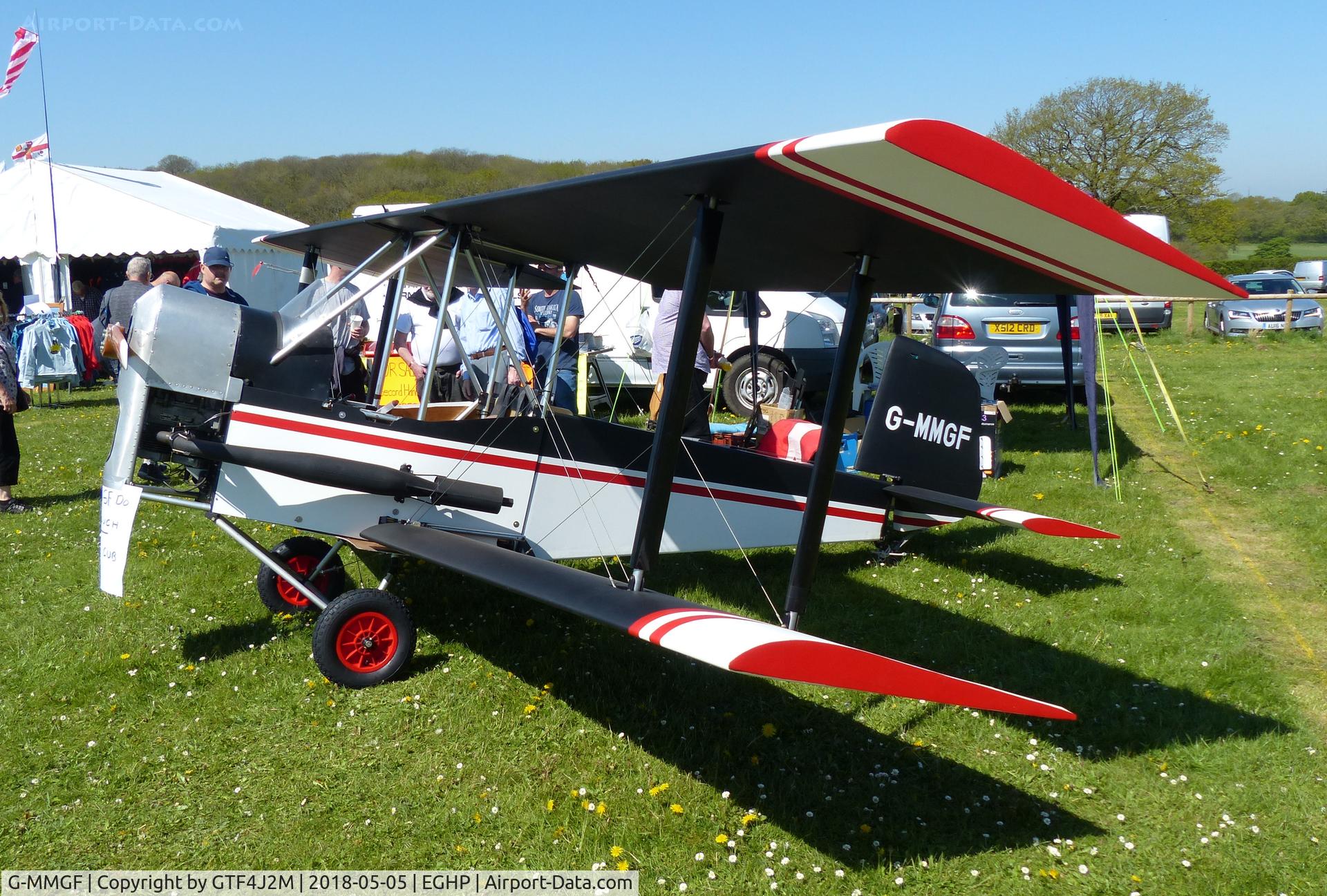 G-MMGF, 1984 Micro Biplane Aviation Tiger Cub 440 C/N SO124, G-MMGF  at Popham 5.5.18