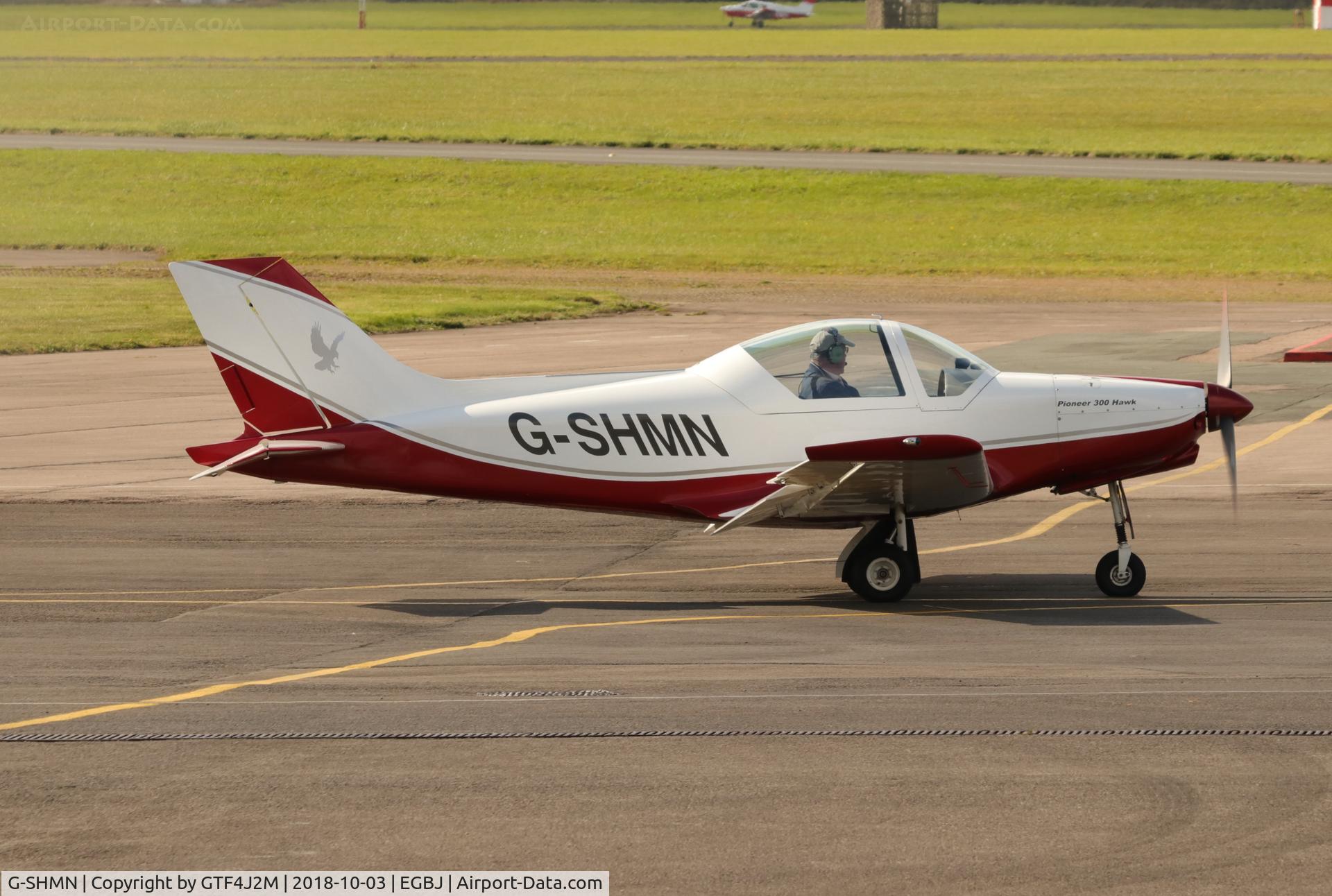 G-SHMN, 2010 Alpi Aviation Pioneer 300 Hawk C/N LAA 330A-14965, G-SHMN  at Staverton 3.10.18