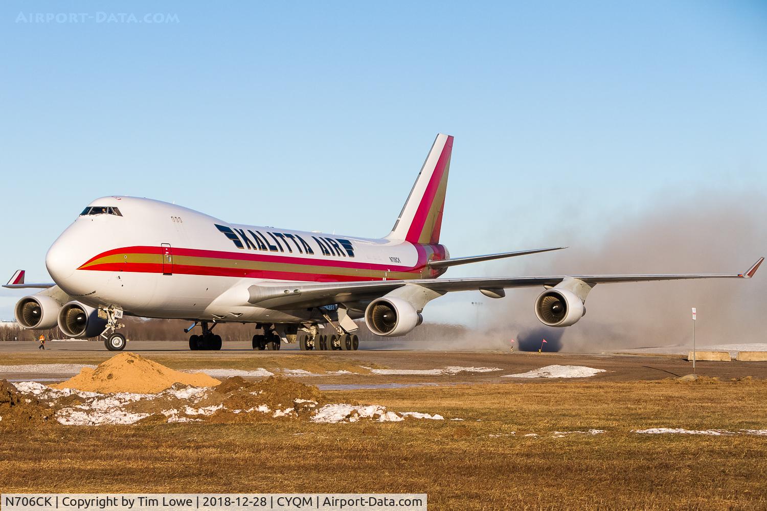 N706CK, 2001 Boeing 747-4B5F/SCD C/N 27073, Arriving for another Fish and  Lobster flight to China