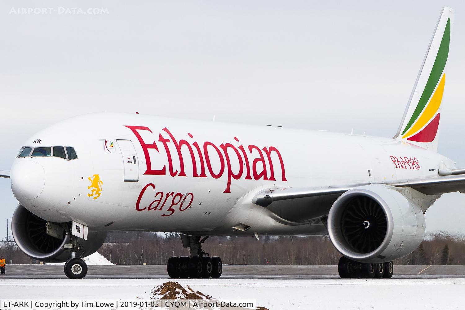 ET-ARK, 2015 Boeing 777-F60 C/N 42034, This was a special treat for a fish and lobster flight.