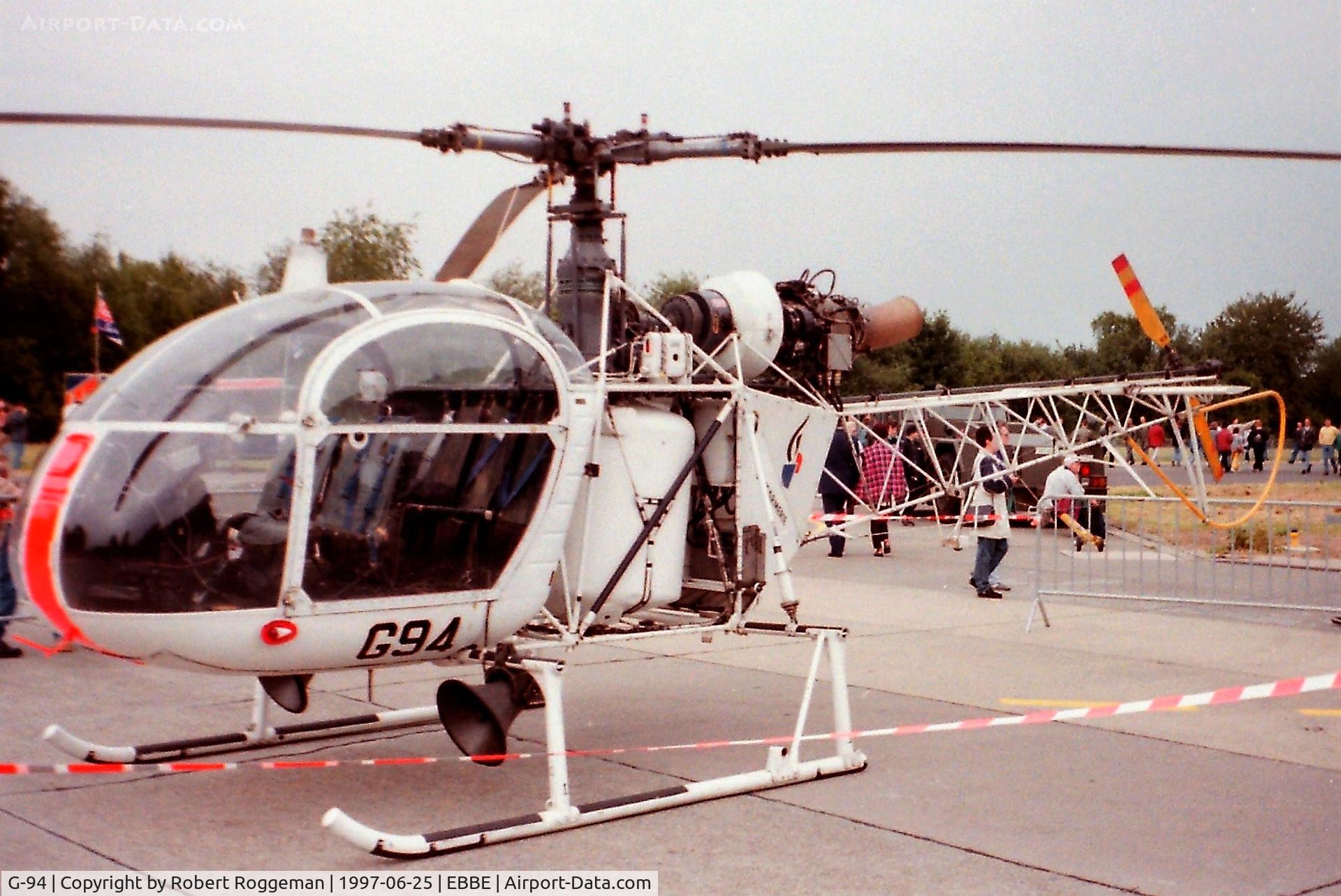 G-94, 1969 Sud Aviation SA-318C Alouette II C/N 2102, OPEN DAY.RIJKSWACHT.