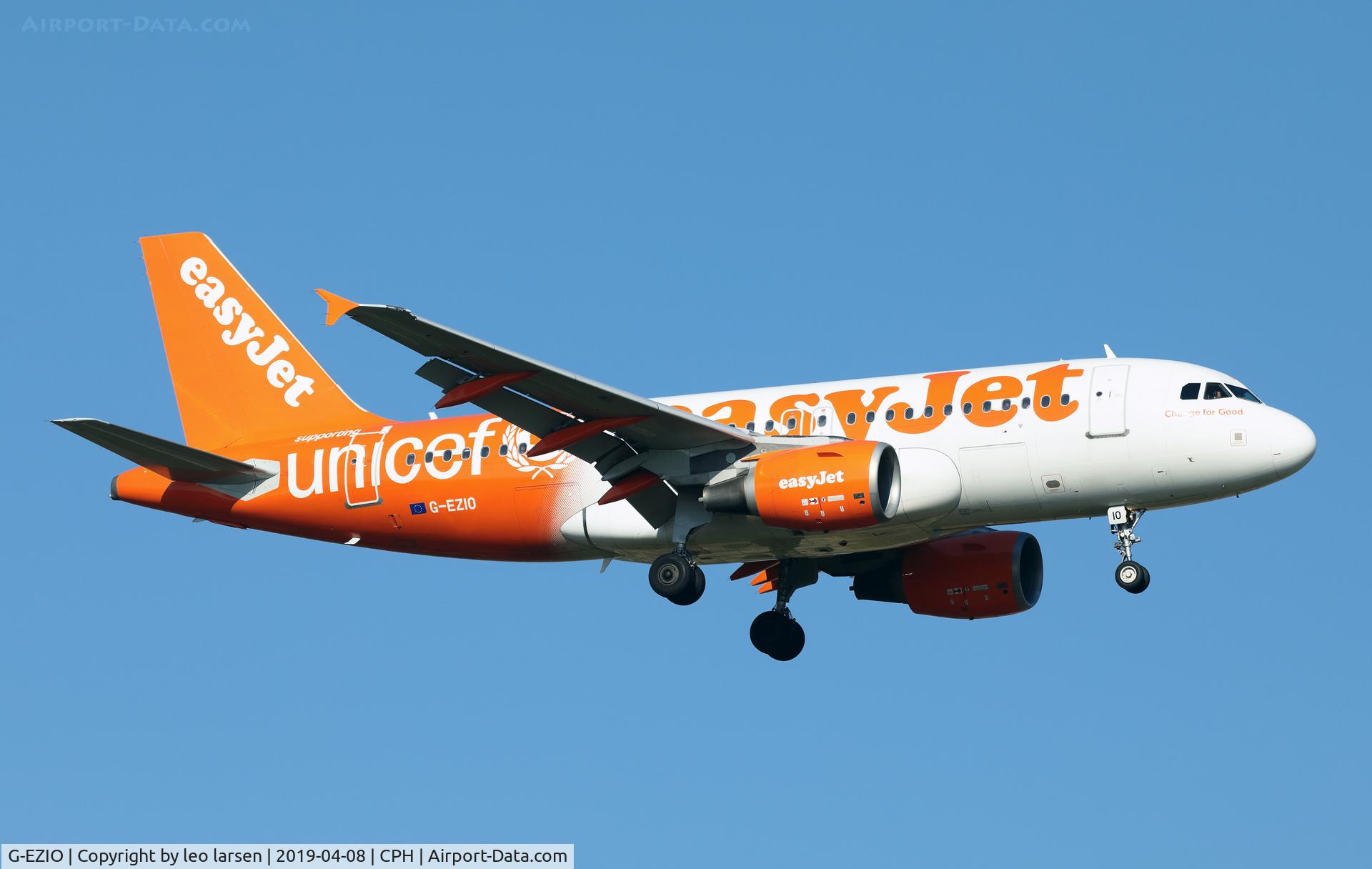 G-EZIO, 2005 Airbus A319-111 C/N 2512, Copenhagen 8.4.2019