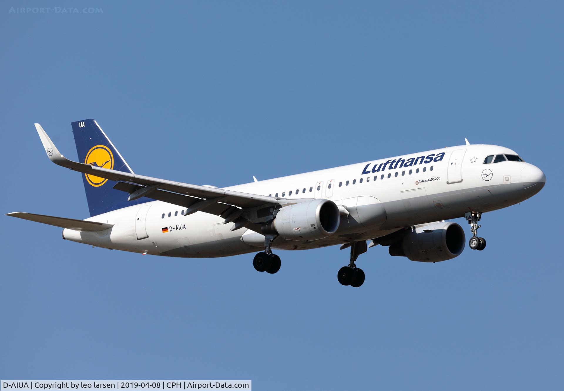 D-AIUA, 2013 Airbus A320-214 C/N 5935, Copenhagen 8.4.2019