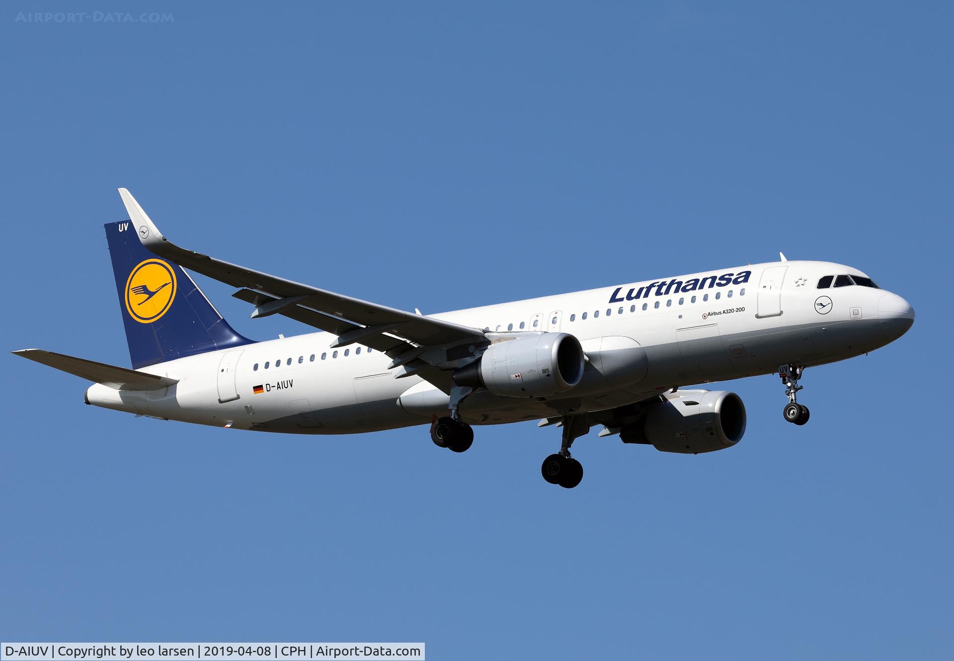 D-AIUV, 2016 Airbus A320-214 C/N 7174, Copenhagen 8.4.2019
