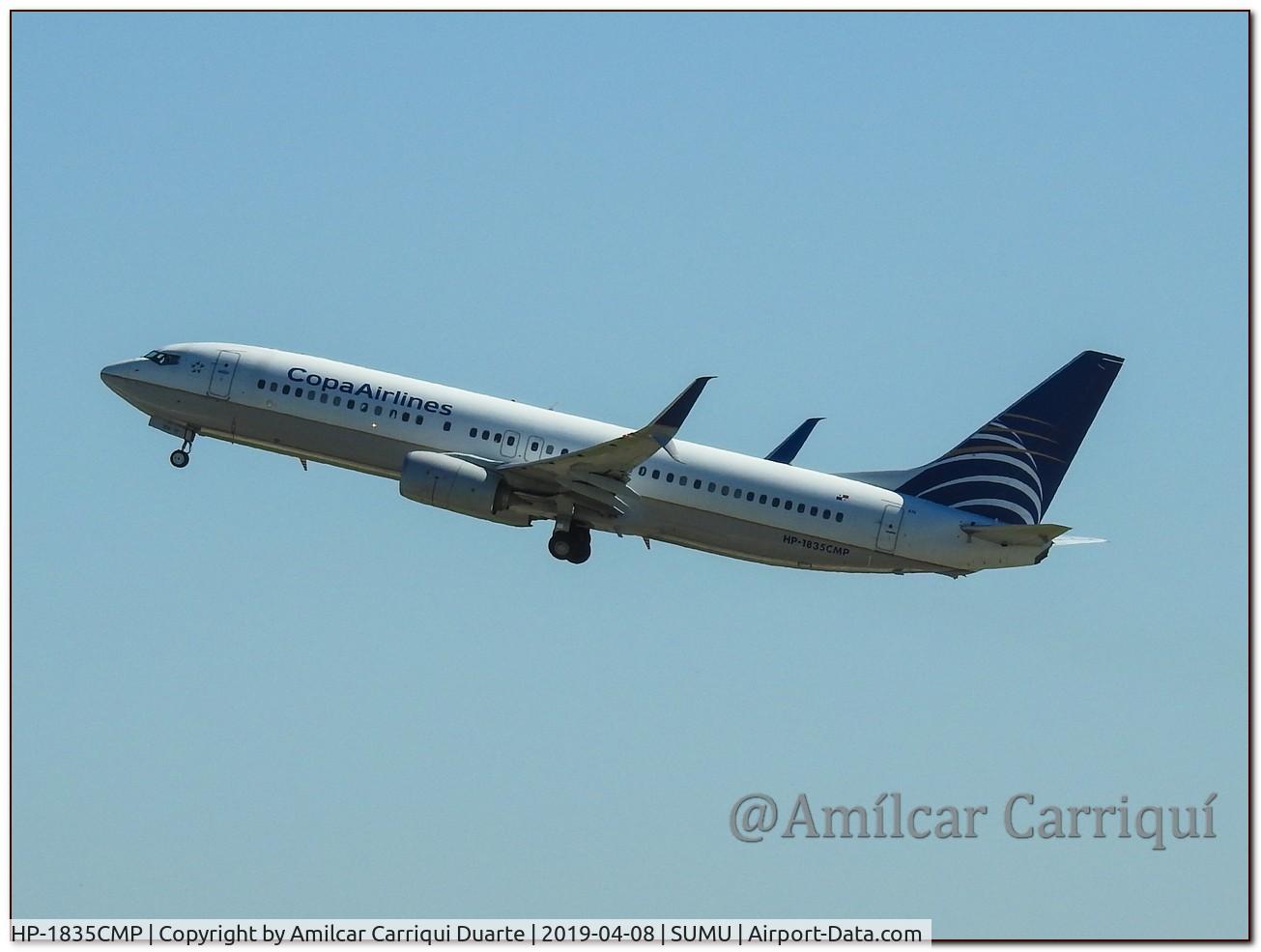 HP-1835CMP, 2013 Boeing 737-8V3 C/N 40790, Take Off from SUMU