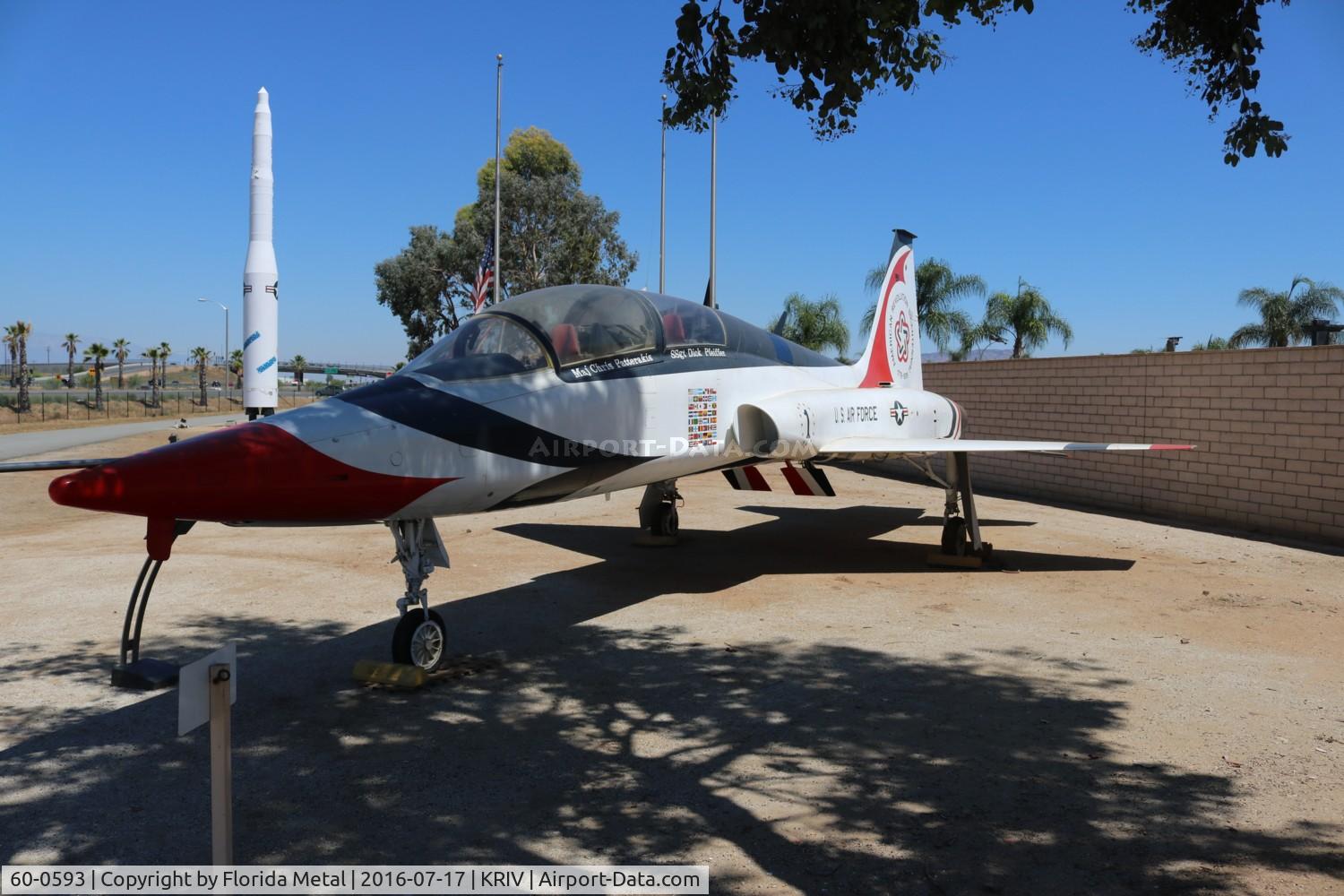 60-0593, 1961 Northrop T-38A Talon C/N N.5166, T-38A