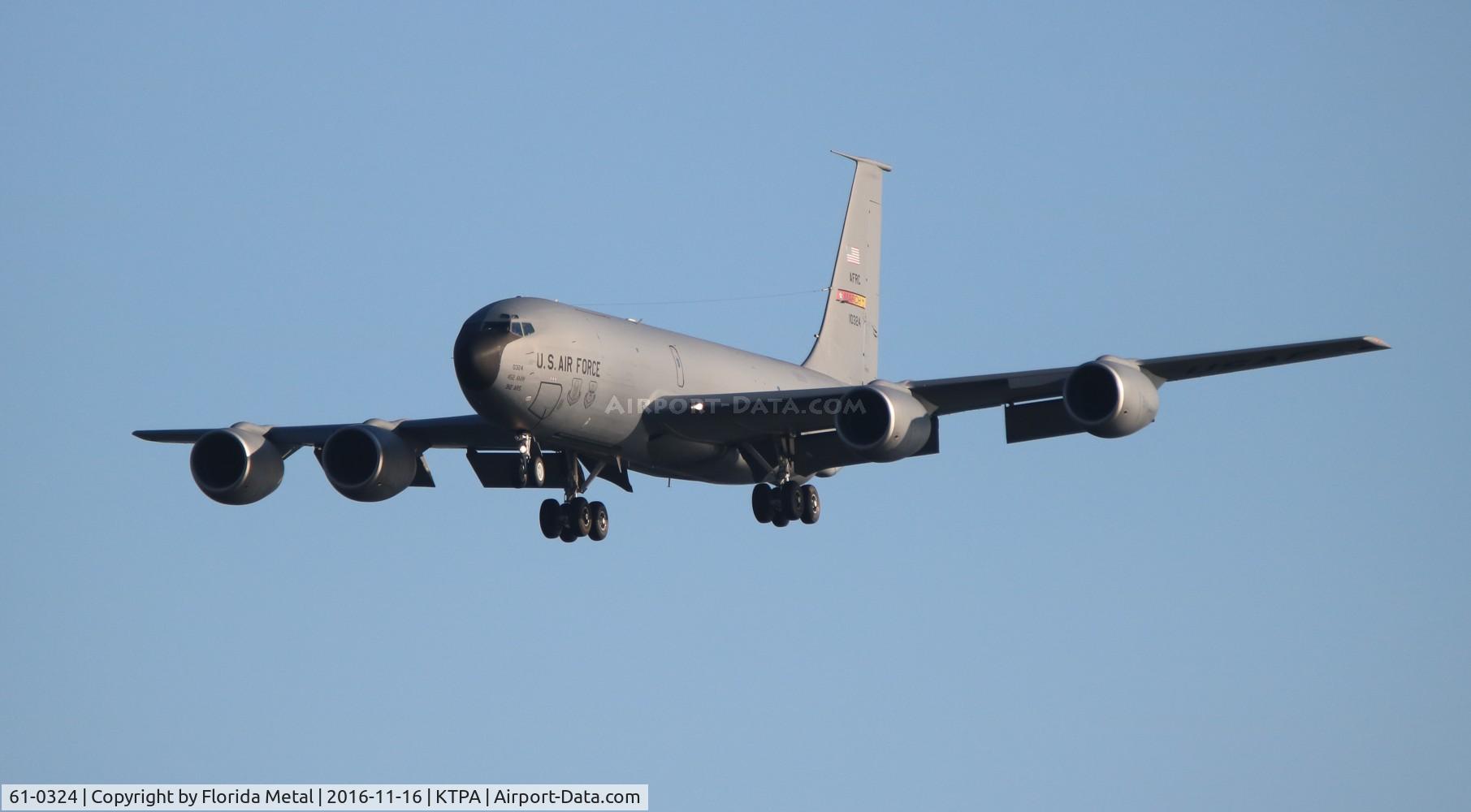 61-0324, 1961 Boeing KC-135R Stratotanker C/N 18231, KC-135R