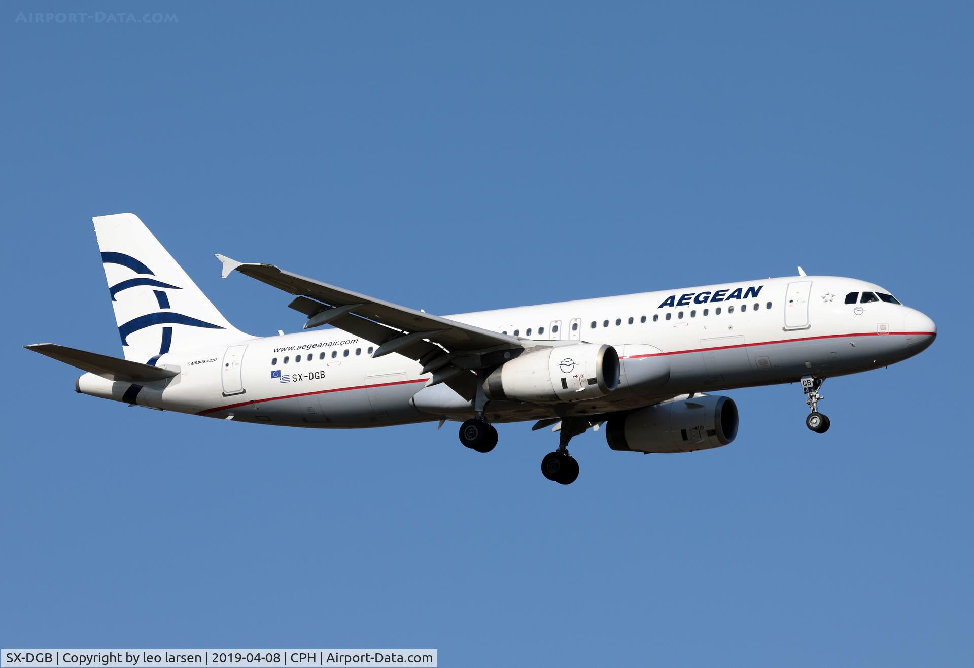 SX-DGB, 2009 Airbus A320-232 C/N 4165, Copenhagen 8.4.2019