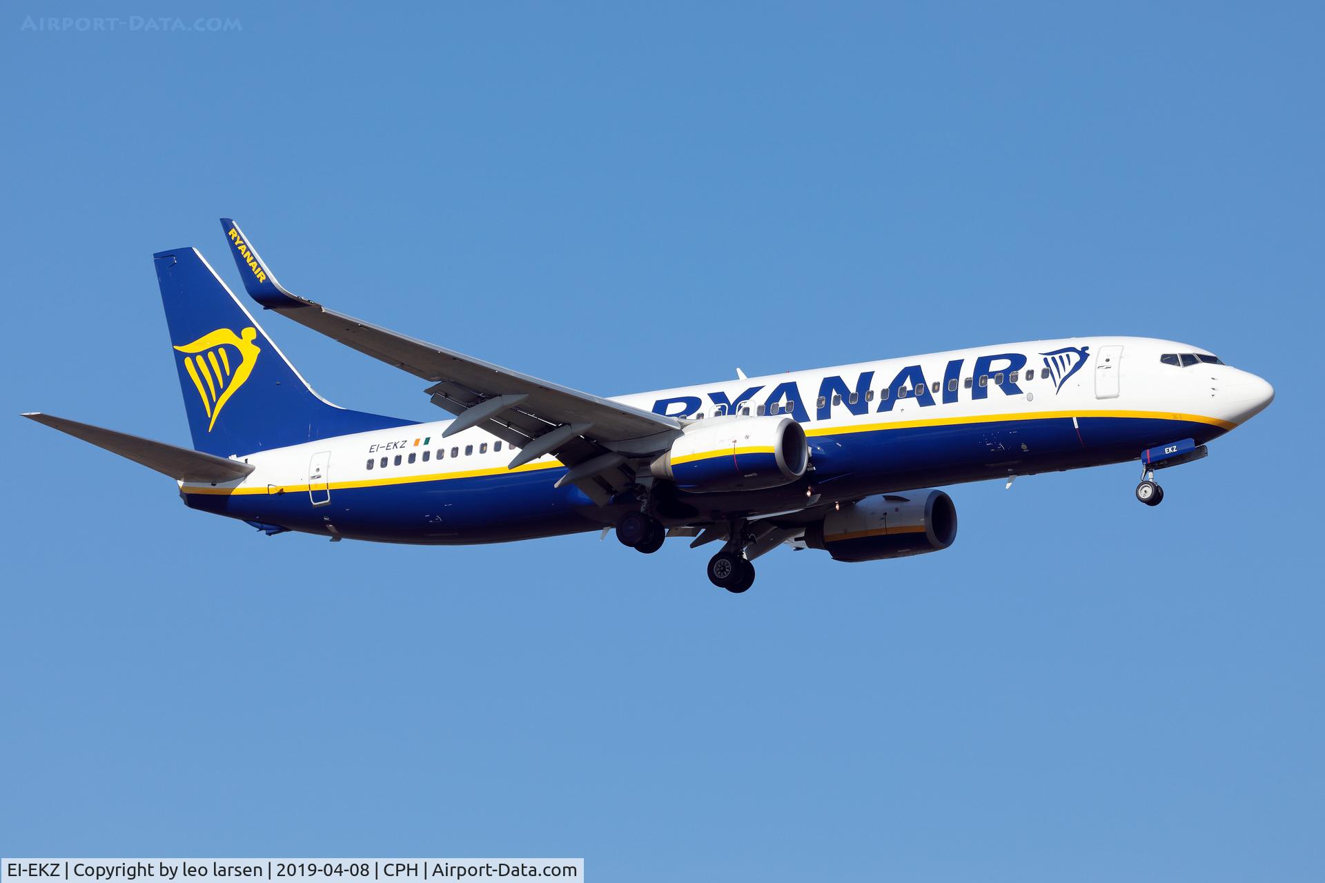 EI-EKZ, 2010 Boeing 737-8AS C/N 38508, Copenhagen 8.4.2019
