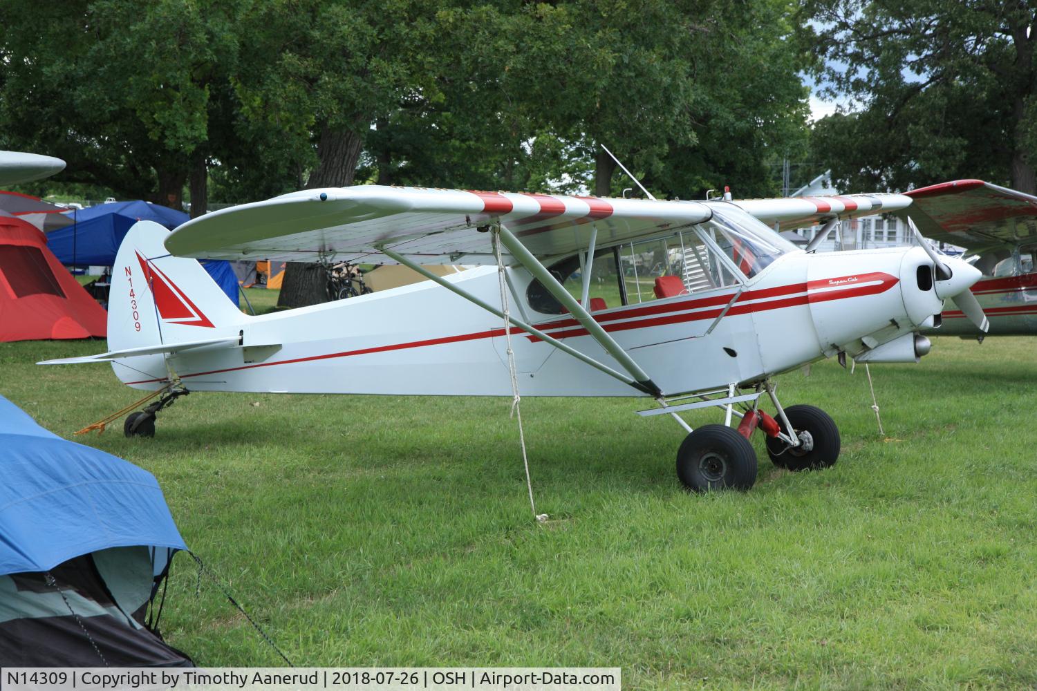 N14309, 1971 Piper PA-18-150 Super Cub C/N 18-7409073, 1971 Piper PA-18-150, c/n: 18-7409073