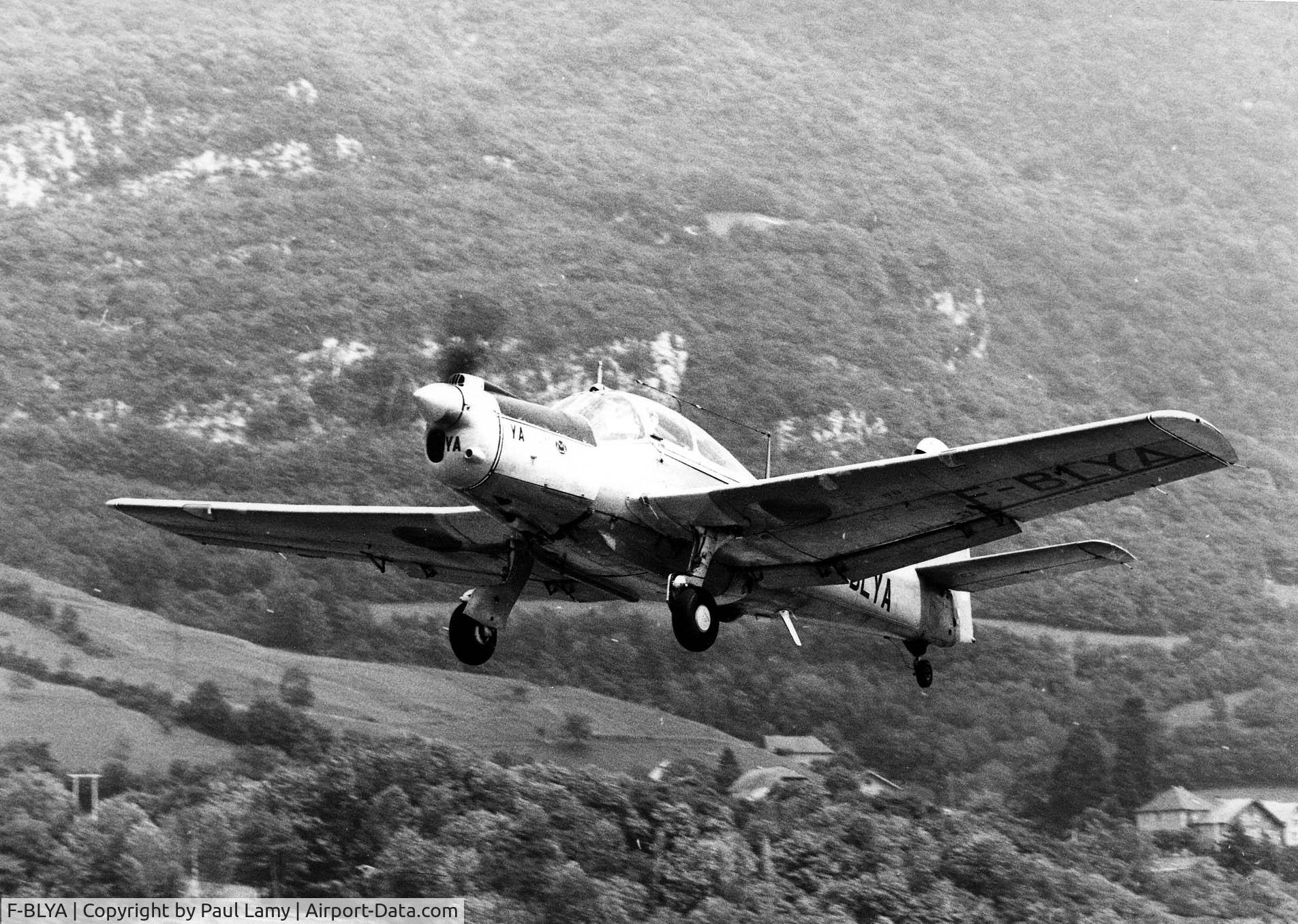 F-BLYA, Morane-Saulnier MS-733 Alcyon C/N 71, Challes les Eaux 1975