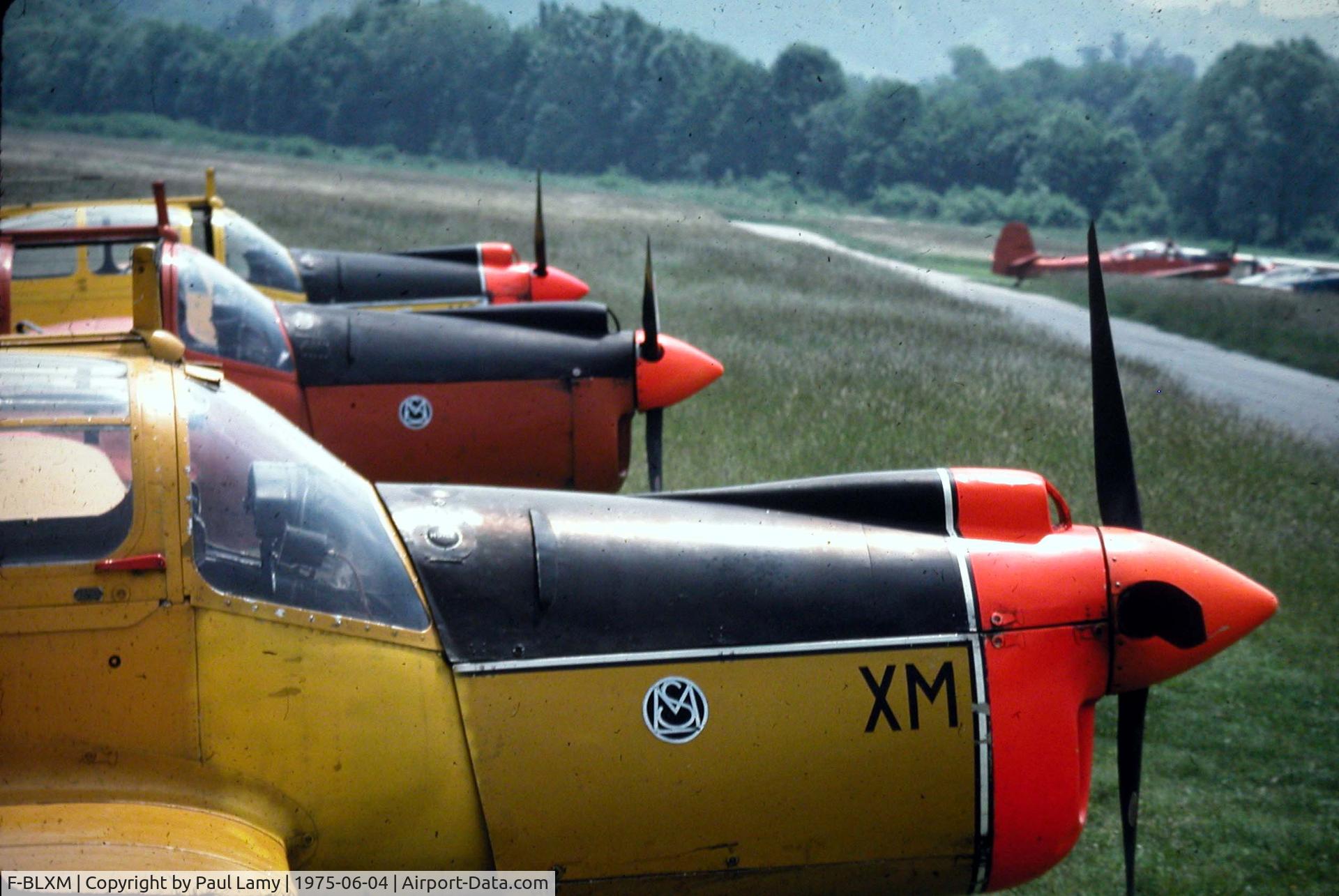 F-BLXM, Morane-Saulnier MS-733 Alcyon C/N 79, Challes les Eaux 1975