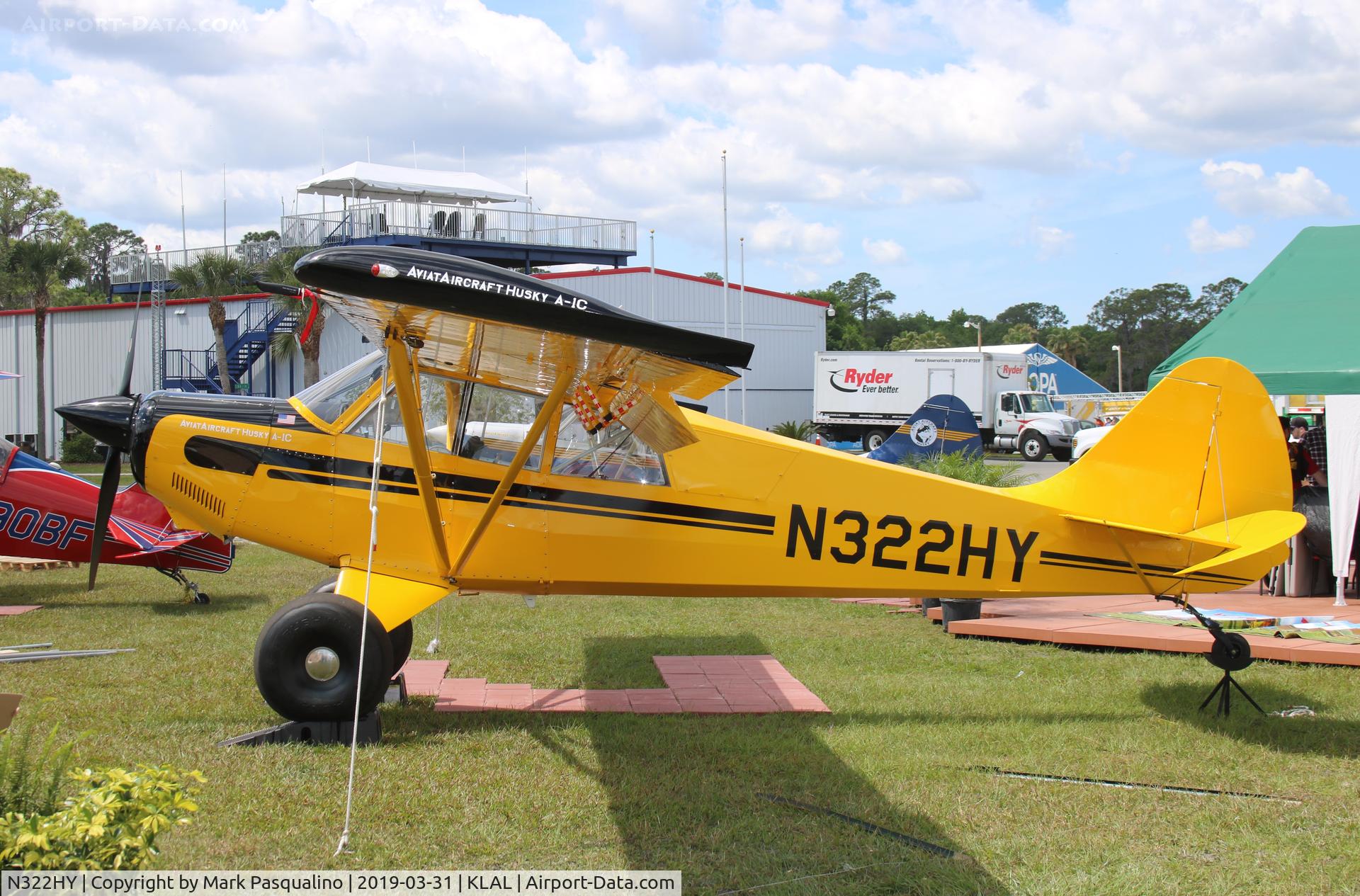 N322HY, 2019 Aviat A-1C-180 Husky C/N 3322, Aviat A-1C-180