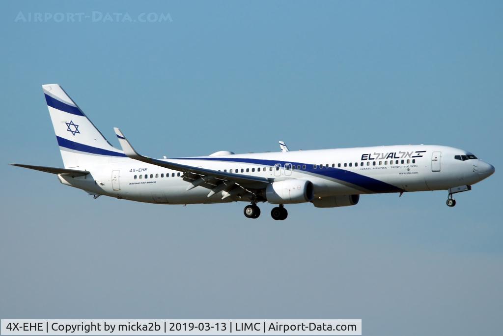 4X-EHE, 2014 Boeing 737-958/ER C/N 41556, Landing