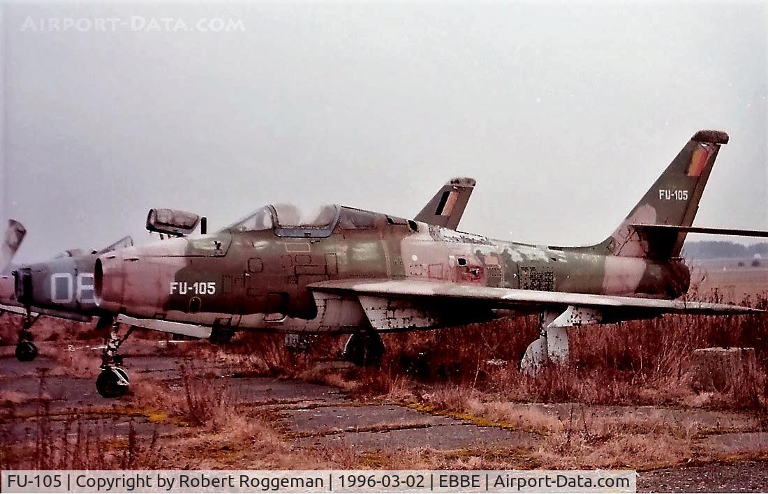 FU-105, Republic F-84F Thunderstreak C/N 53-6707, DECOY.