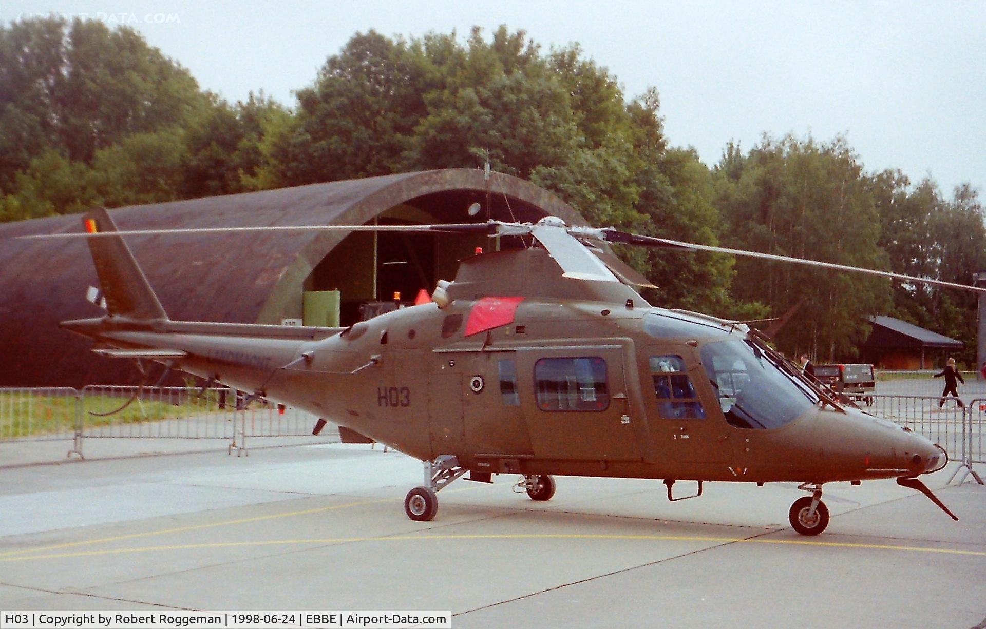 H03, 1992 Agusta A-109BA C/N 0303, OPEN DAY.