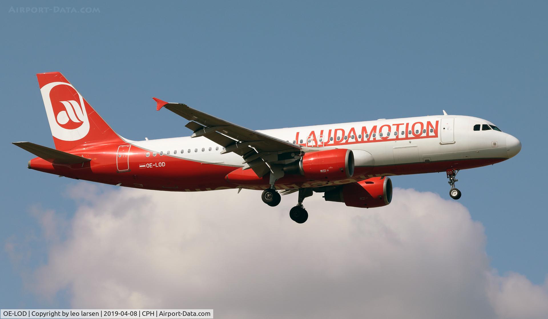 OE-LOD, 2009 Airbus A320-214 C/N 3908, Copenhagen 8.4.2019