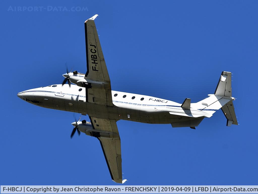 F-HBCJ, 1998 Beech 1900D C/N UE-338, Chalair Aviation CE15 departure to Nantes Atlantique