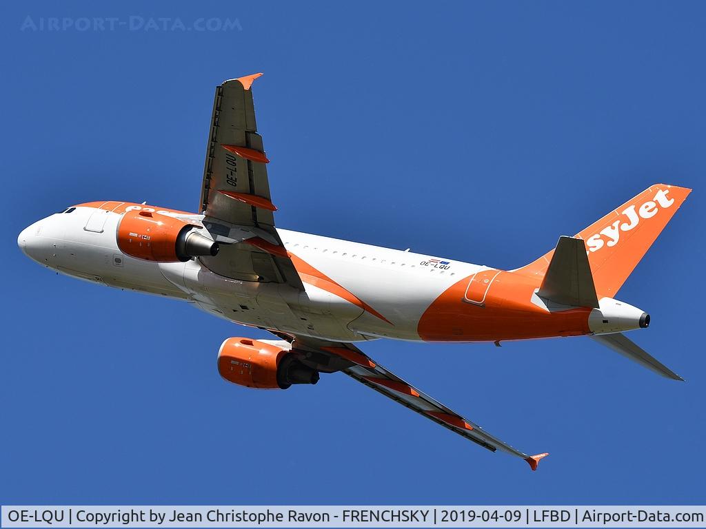 OE-LQU, 2009 Airbus A319-111 C/N 4087, easyJet Europe U27638 departure to Lisbonne LIS