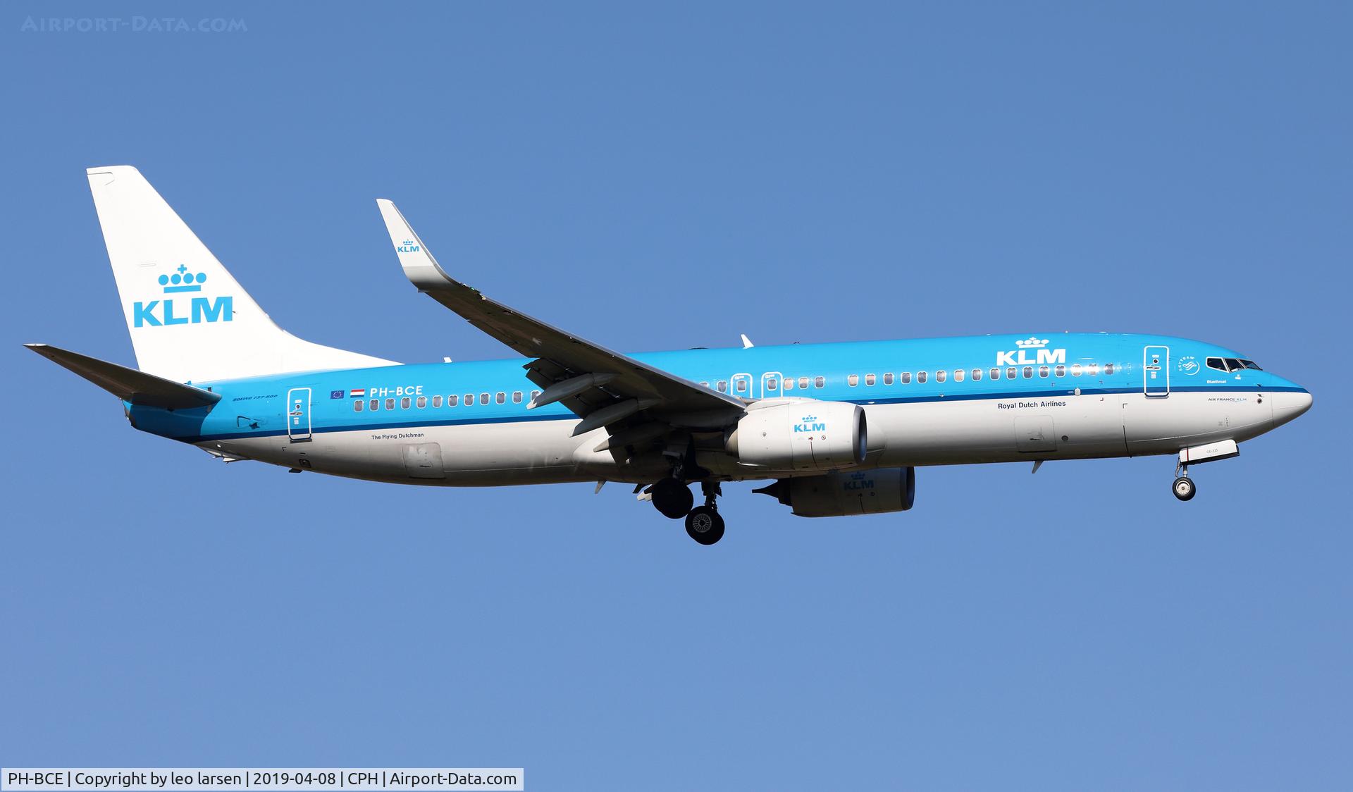 PH-BCE, 2014 Boeing 737-8K2 C/N 42151, Copenhagen 8.4.2019