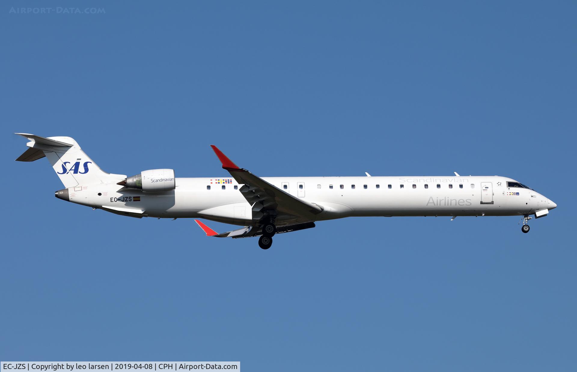 EC-JZS, 2007 Bombardier CRJ-900 (CL-600-2D24) C/N 15111, Copenhagen 8.4.2019