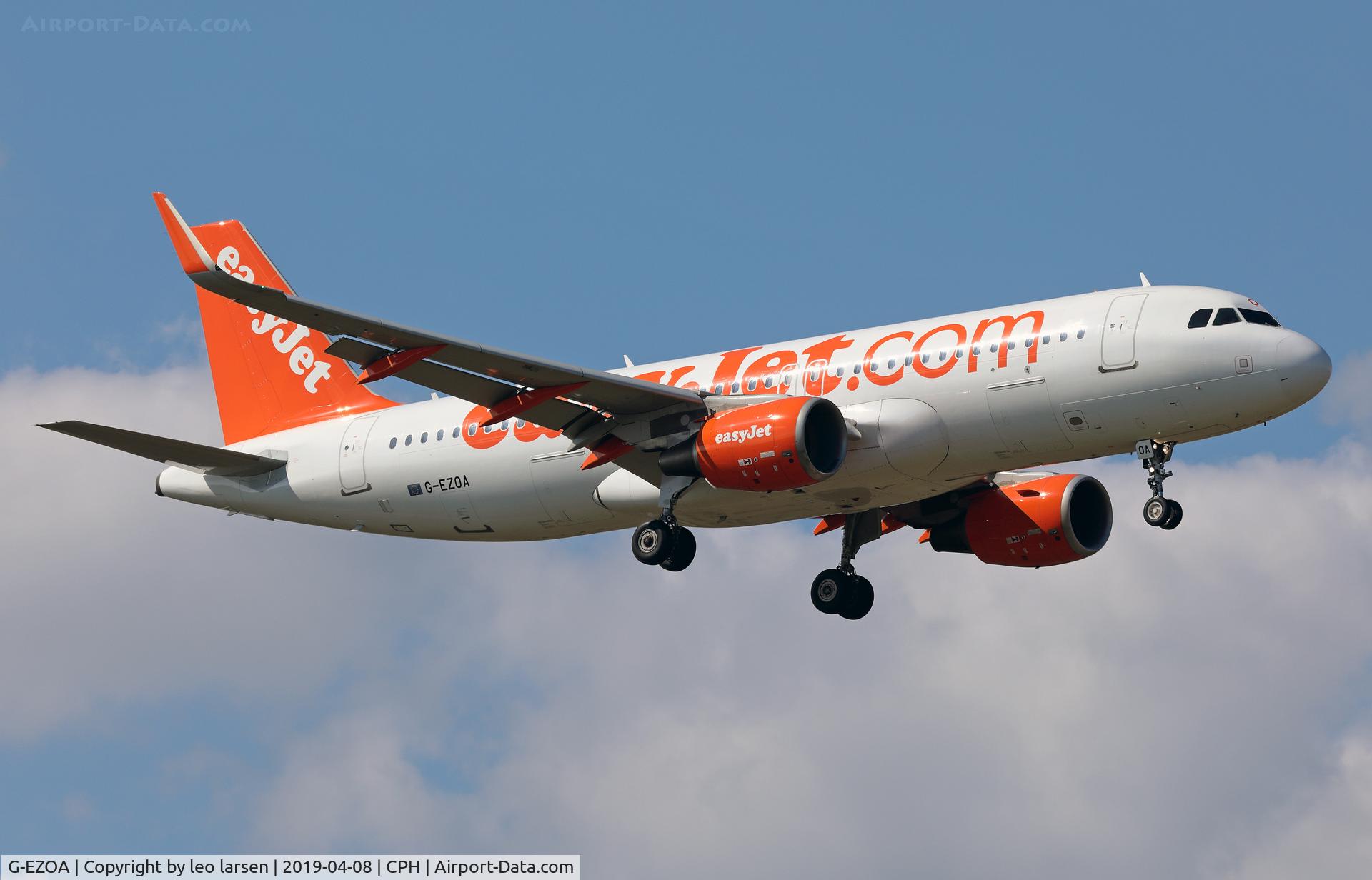 G-EZOA, 2014 Airbus A320-214 C/N 6412, Copenhagen 8.4.2019