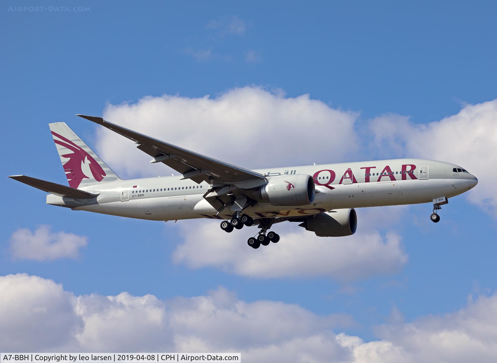 A7-BBH, 2010 Boeing 777-2DZ/LR C/N 36102, Copenhagen 8.4.2019