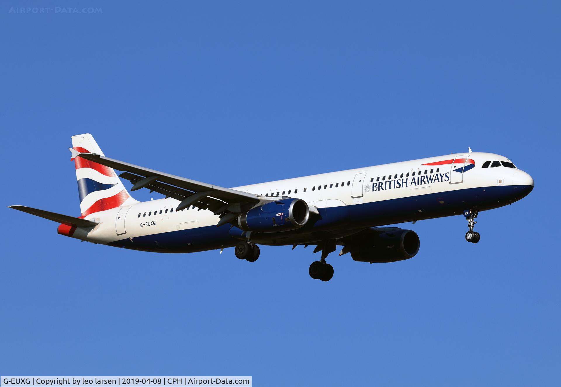 G-EUXG, 2004 Airbus A321-231 C/N 2351, Copenhagen 8.4.2019
