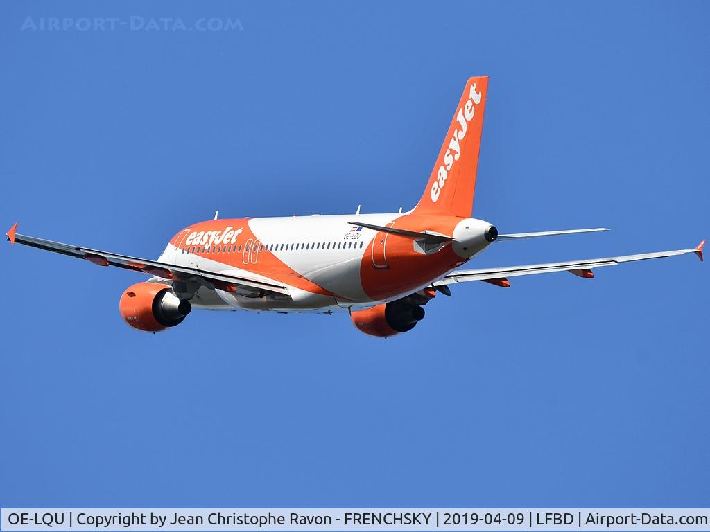 OE-LQU, 2009 Airbus A319-111 C/N 4087, easyJet Europe U27638 departure to Lisbonne LIS